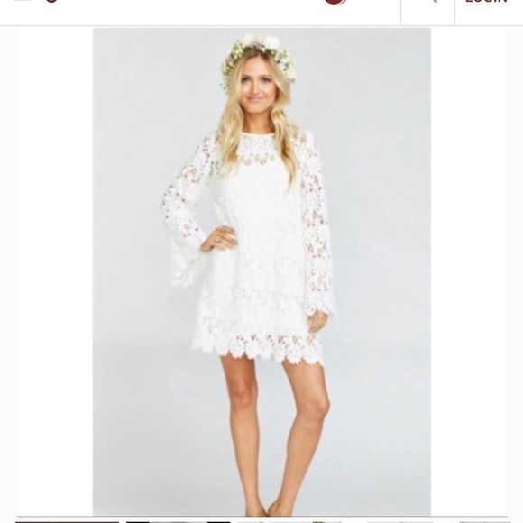 Show Me Your MuMu Dresses & Skirts - SHOW ME YOUR MUMU LACE DRESS SIZE S